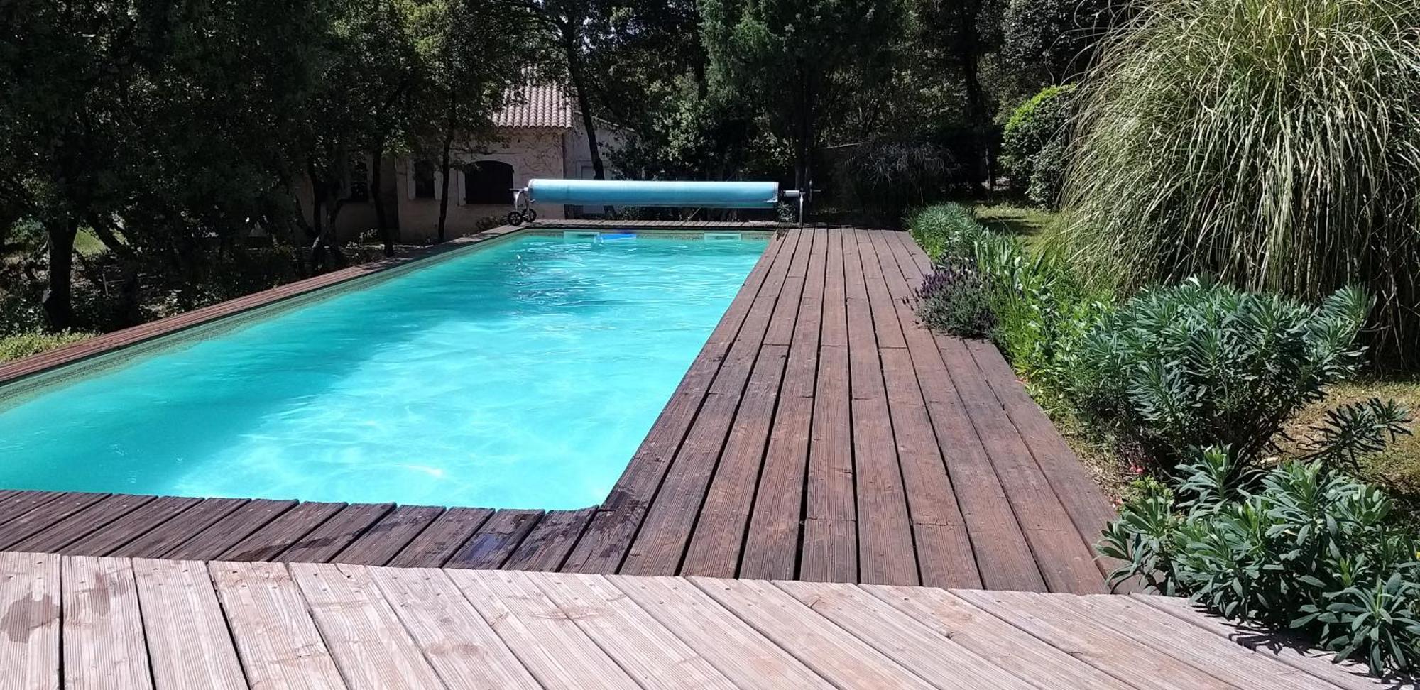 Villa Roulotte avec piscine en Cévennes à Monteils  Extérieur photo